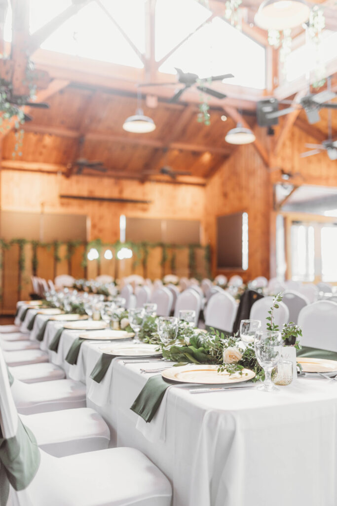A West Virginia Wedding Venue called Adventures on the Gorge, dining room.